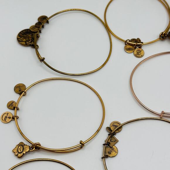 ALEX and ANI Gold Tone Bracelet Lot - Picture 2 of 6